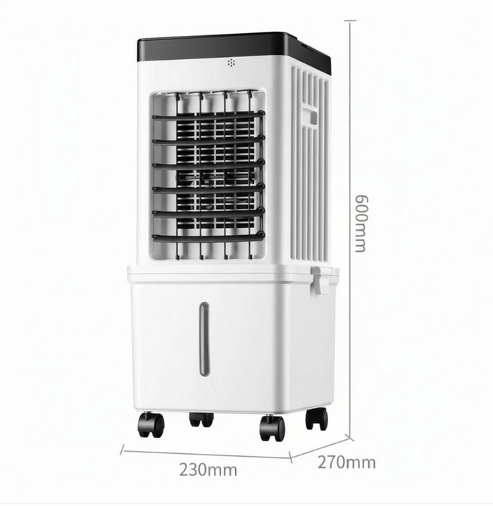Climatiseur Mobile 3-en-1 — Refroidisseur, Humidificateur & Purificateur d'Air Portable